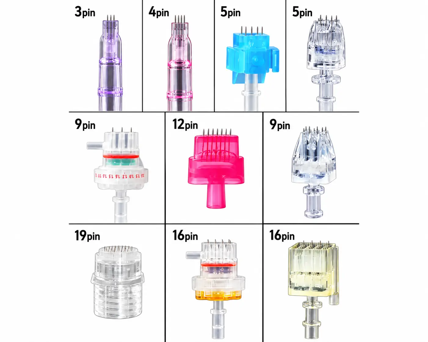 Multi-pin needles